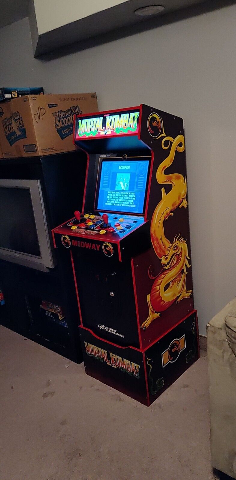 Arcade1Up Mortal Kombat Arcade Machine, Midway Legacy 30th Anniversary Edition