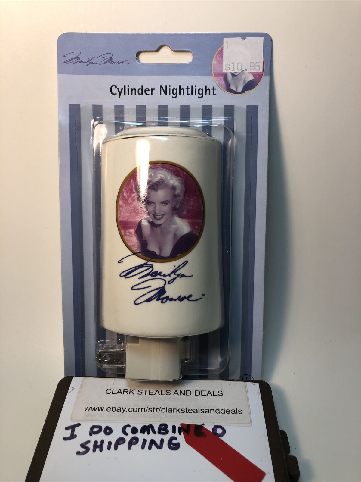 Vintage Marilyn Monroe Cylinder Nightlight New In Package