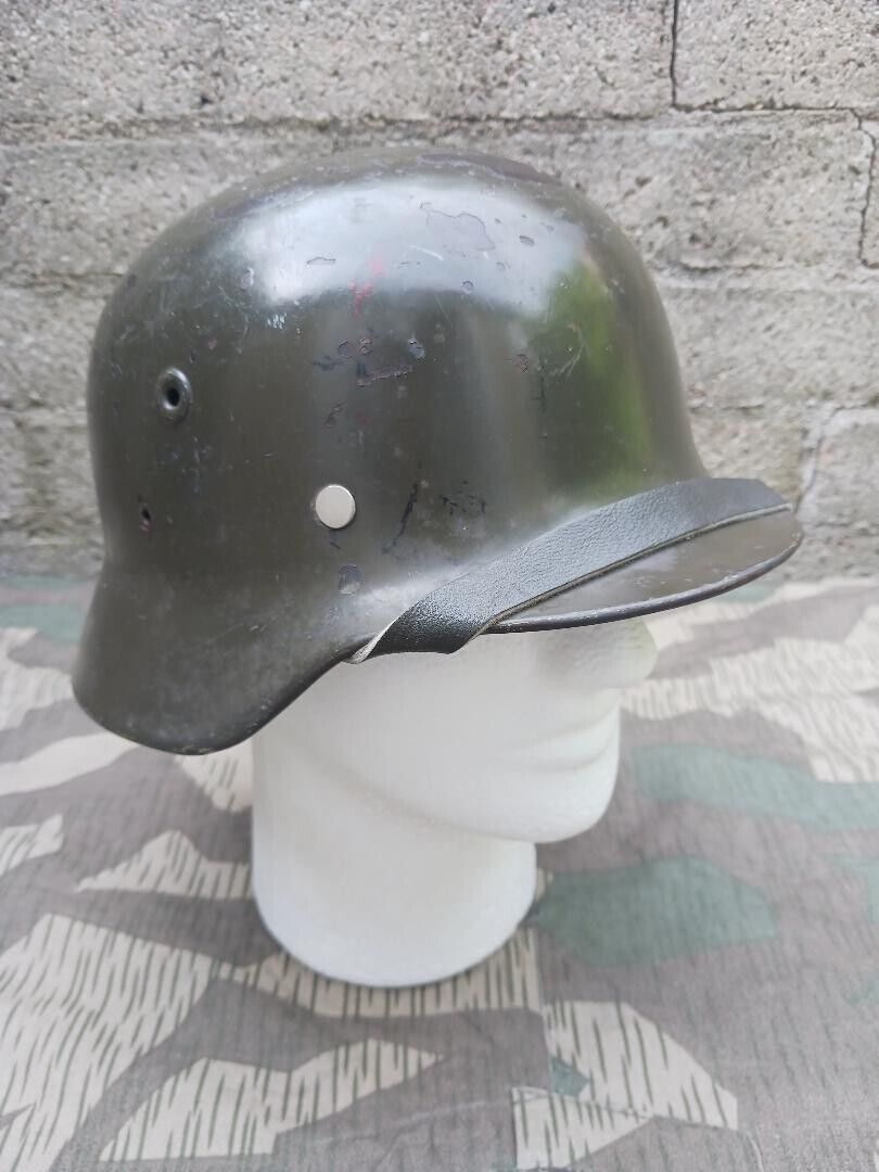 Original Finnish M40/55 WWII Type Steel Helmet Made by Germany, 58cm, US 7 1/4