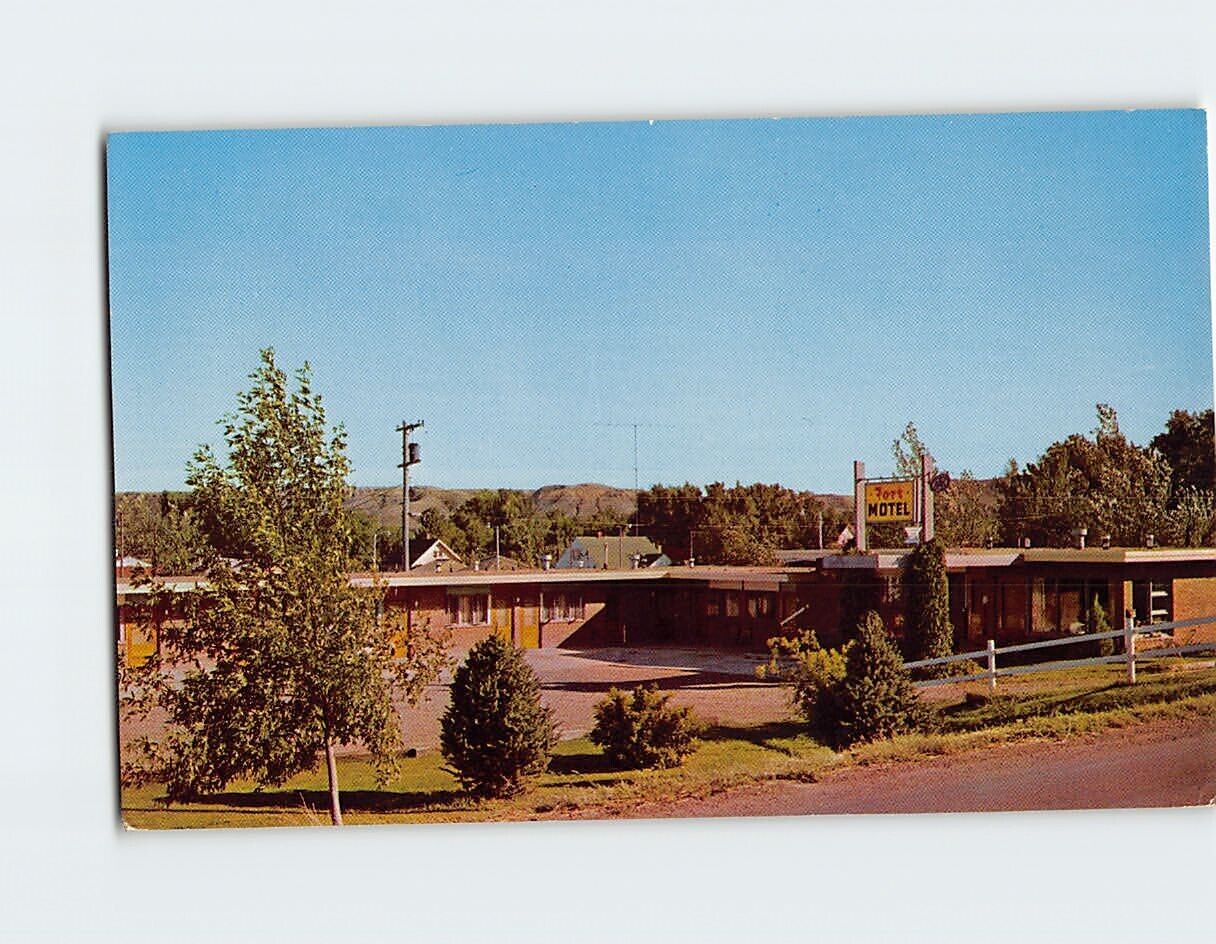 Postcard Fort Motel Fort Benton Montana USA