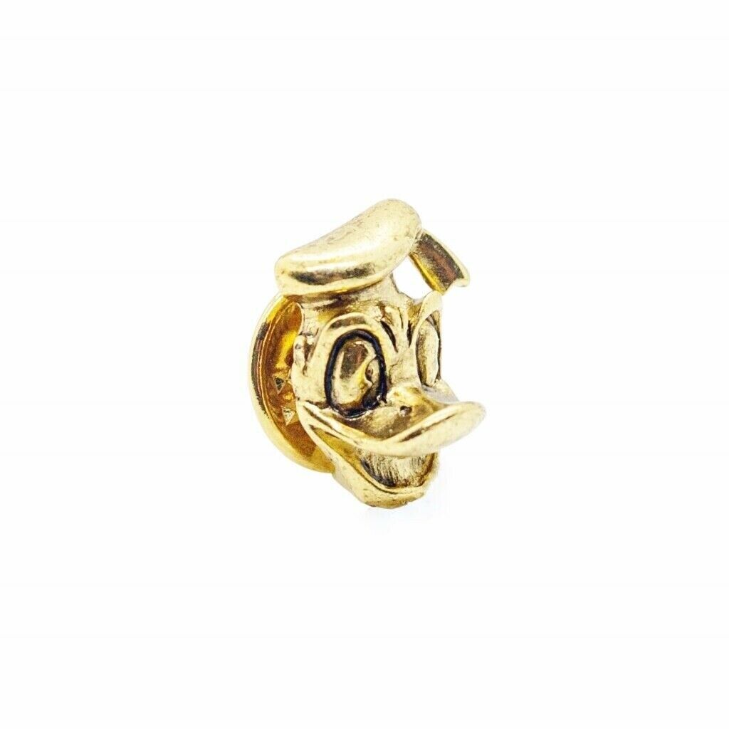 Vintage Disney Donald Duck 3D Face Character Gold Lapel / Trading Pin V775 