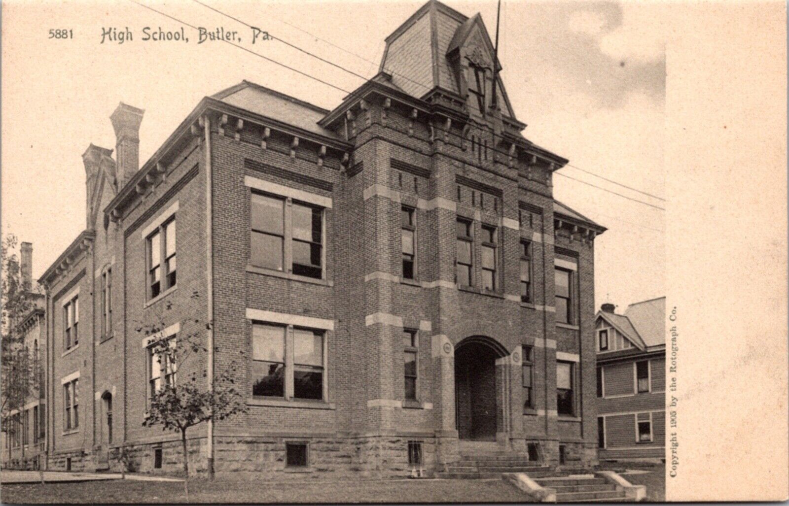Postcard High School in Butler, Pennsylvania