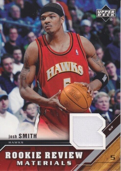 JOSH SMITH 2005-06 UD ROOKIE REVIEW JERSEY