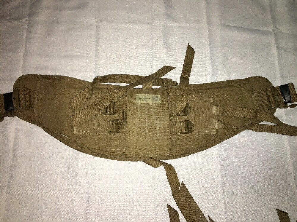 USMC FILBE Rucksack Hip Belt Only *** Coyote Brown *** Good Condition