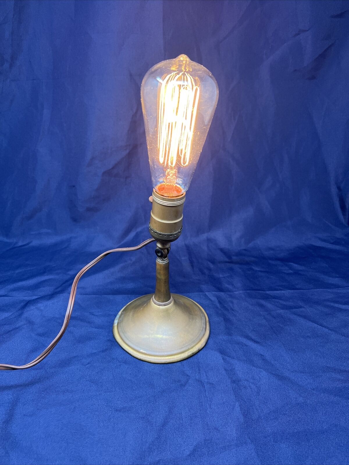 Antique Greist Industrial Small Lamp Adjustable Clip-On Wall Light WORKS