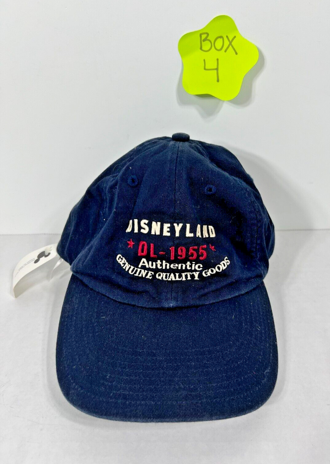 Disneyland DL-1955 Authentic Genuine Quality Goods Baseball Cap NWT
