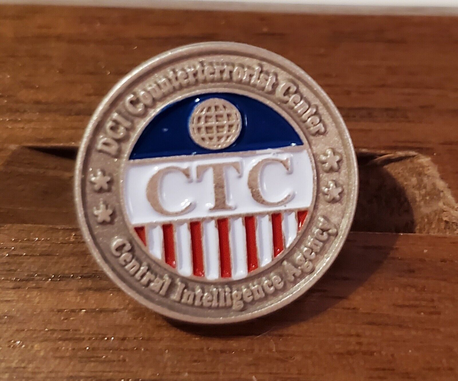 Vintage Lapel Pin CIA CTC DCI Counterterrorist Center VHTF Late 90s -Early 2000s