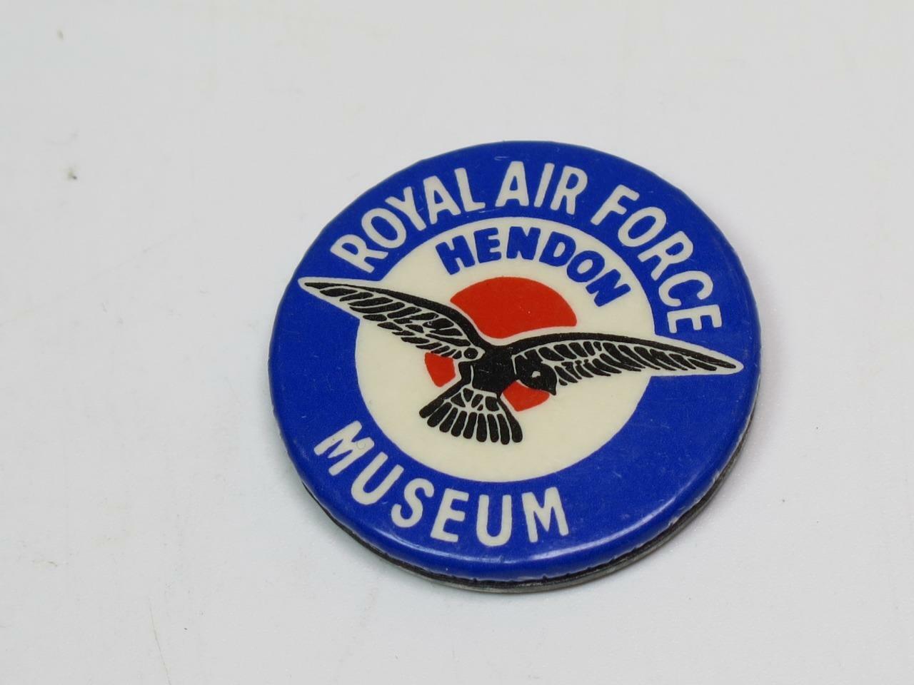 VINTAGE Metal Lapel Badge RAF Museum Hendon 1970s