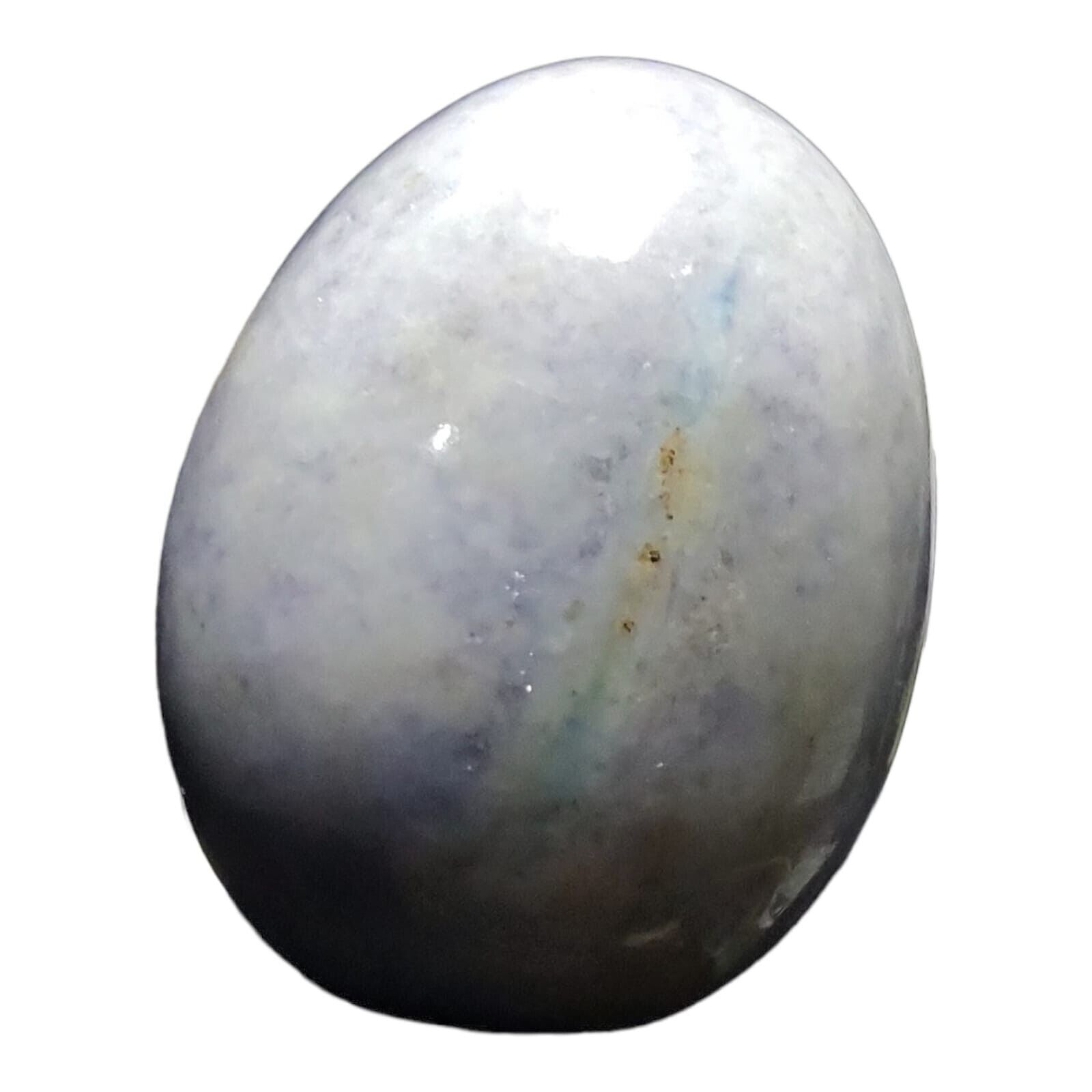 Jadeite Guatemalan Lilac Blue Egg Jade Yoni Polished Translucent Amazing Quality