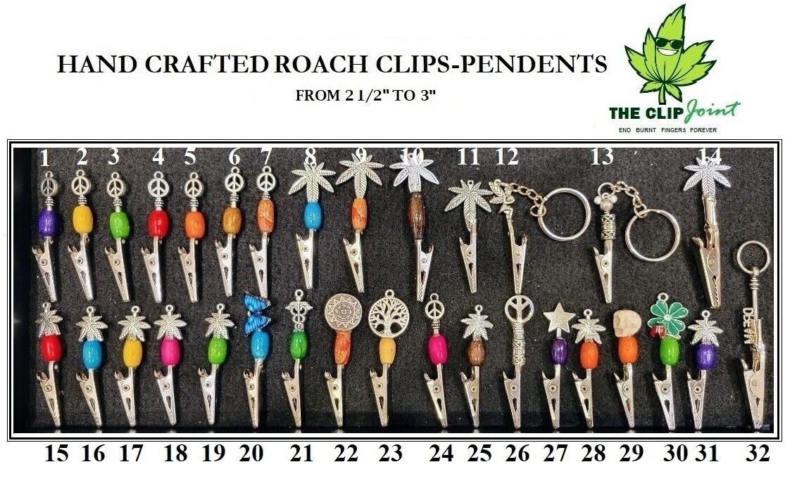 Any Clip $3 Bucks Roach Clip - Hand Crafted in USA