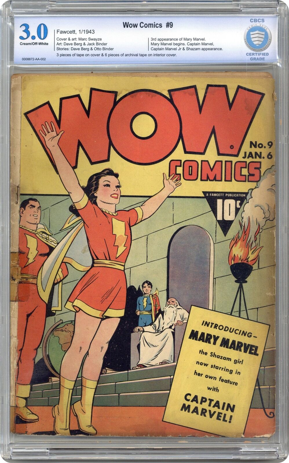 Wow Comics #9 CBCS 3.0 1943 0008872-AA-002