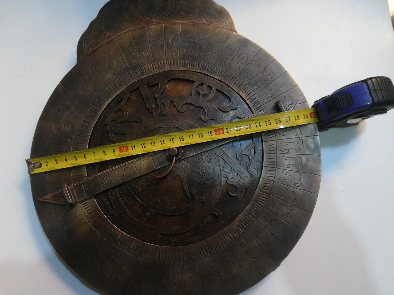 Genuine Brass Arabic Astrolabe Maritime Navigational Astrological Calendar