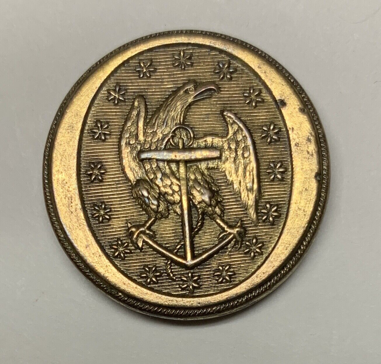 Rare United States Navy Pre Civil War Coat Button