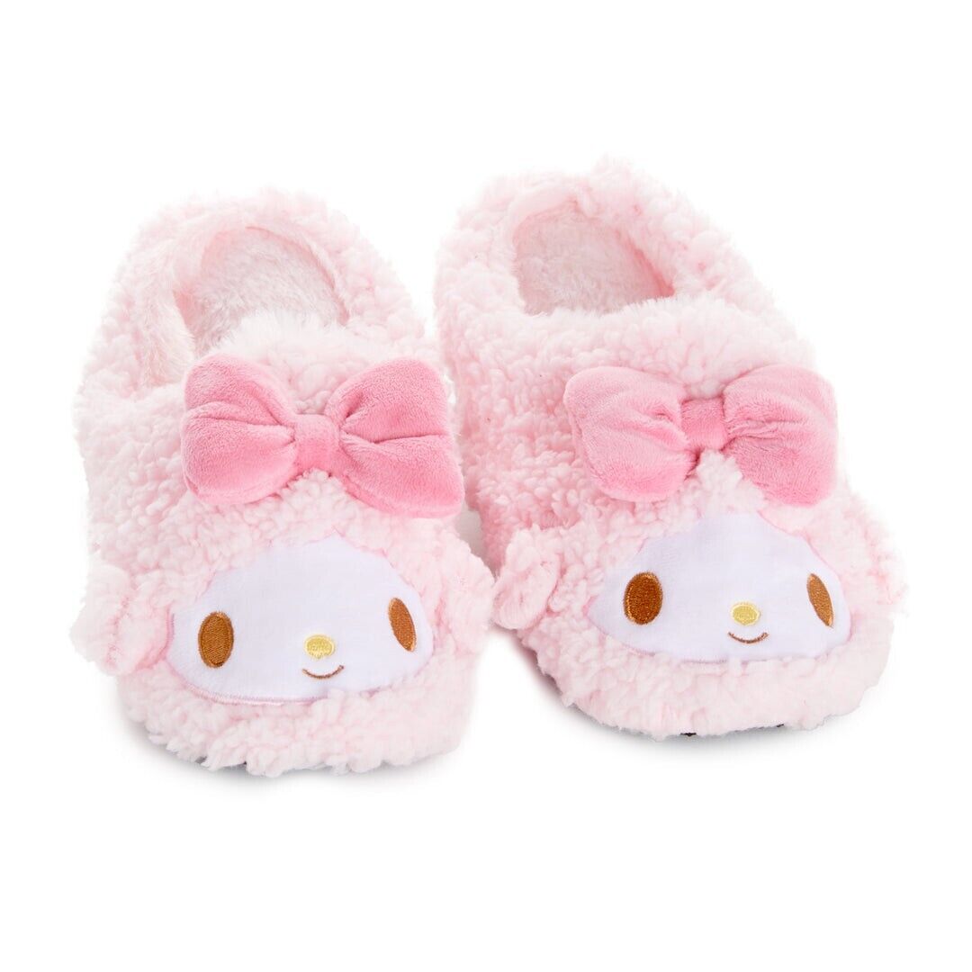 Sanrio My Sweet Piano Boa Room Shoes Women's Pink Slippers READ