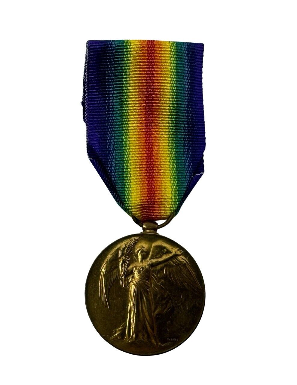 1st Bn - North Staffordshire Reg - WIA May 1915 - John Webb - WW1 Victory Medal