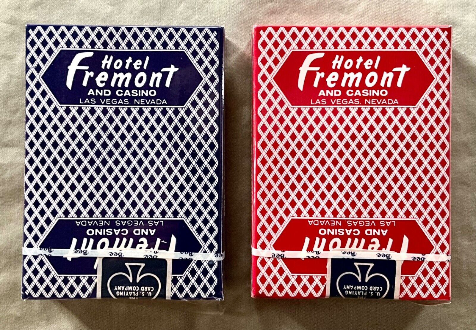 Rare Vintage Bee “Hotel Fremont & Casino Playing Cards” ~ New & Factory Sealed
