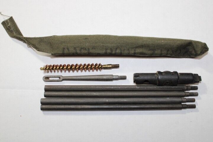 Original US Military Issue M1 Garand Rifle Buttstock Cleaning Kit REAL USGI
