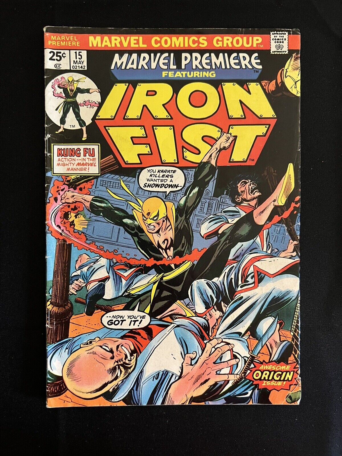 Marvel Premiere #15 - 1st Iron Fist WITH MVS - Marvel Comics 1974