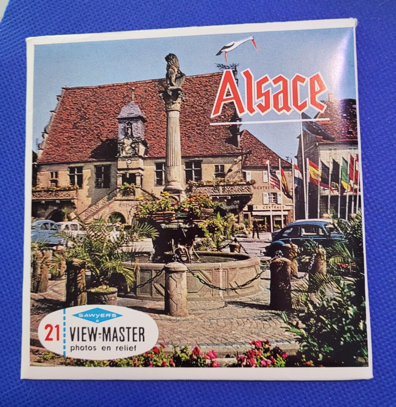 Sawyer\'s Scarce vintage C171 F Alsace France view-master 3 Reels Packet