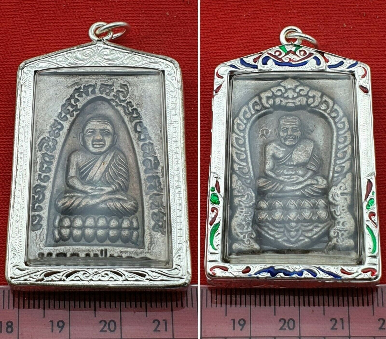 POWERFUL LP TUAD THUAD MAGIC THAI STRONG LUCKY PROTECTION BUDDHA PENDANT AMULET 