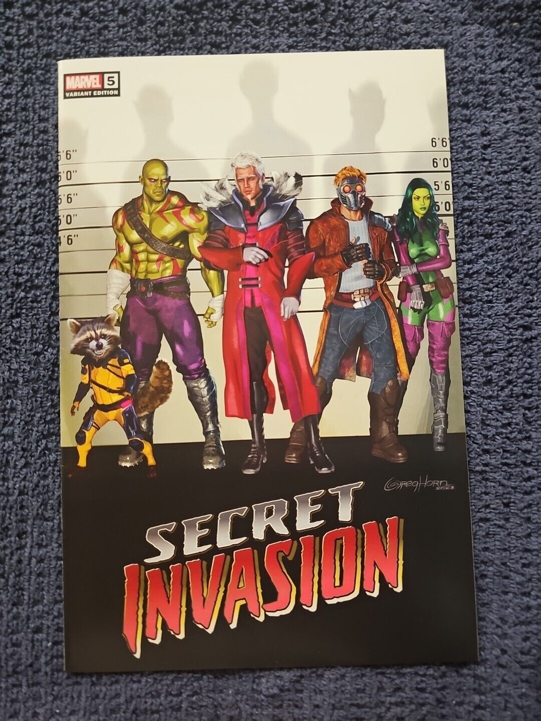 Secret Invasion #5 Greg Horn Celebrity Authentics Marvel 2023