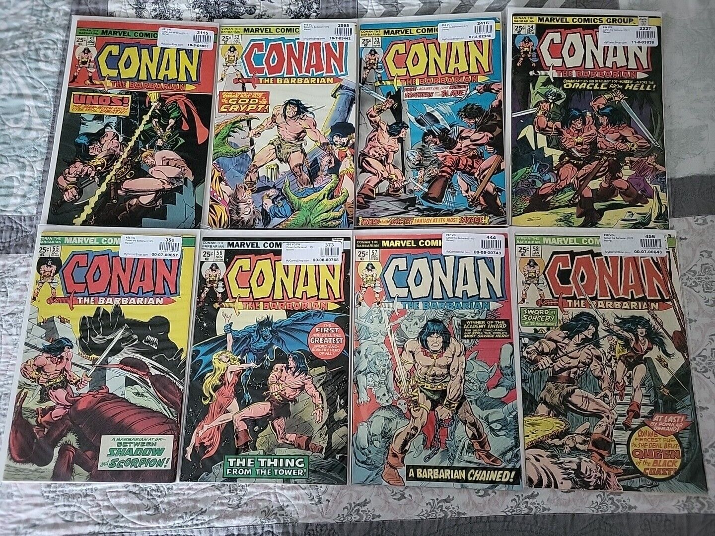 Conan the Barbarian Lot 51-100 Full Run Marvel 1ST Belit And Death of Belit VG