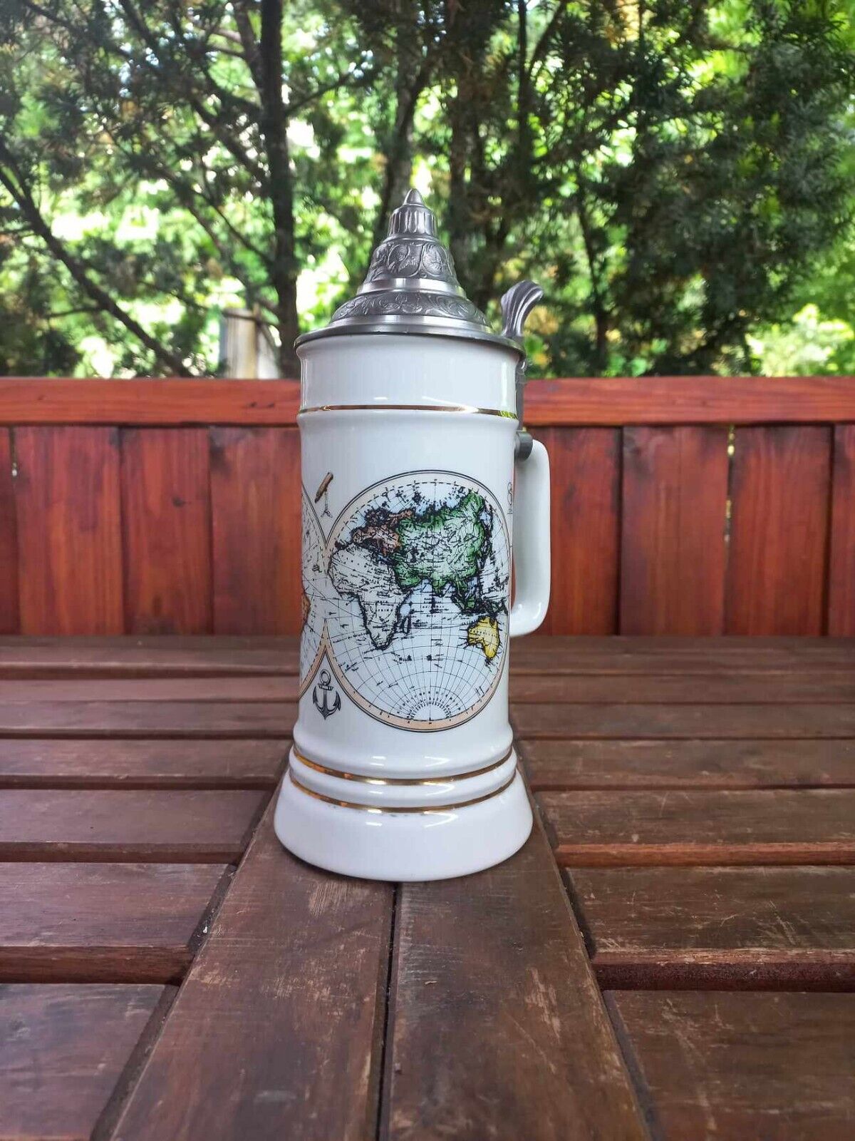 Vintage ceramic German beer mug \