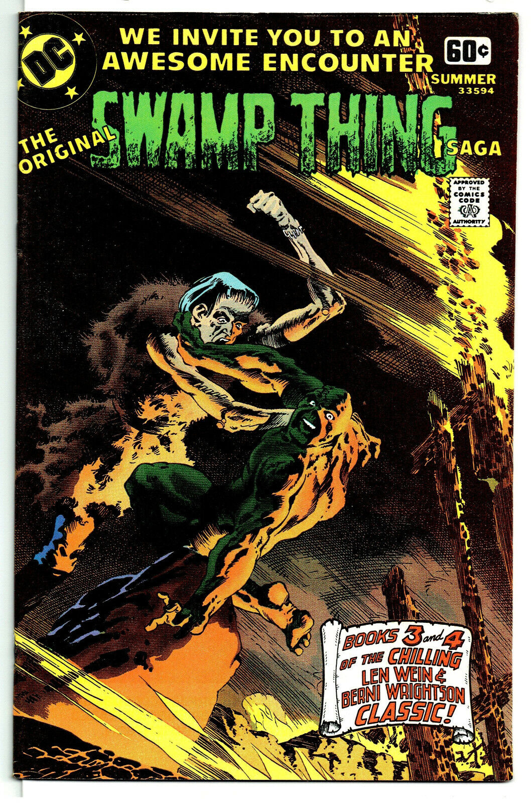 Swamp Thing Saga #2 (1978) Bernie Wrighton, Lein Wein, DC Special Series, NM