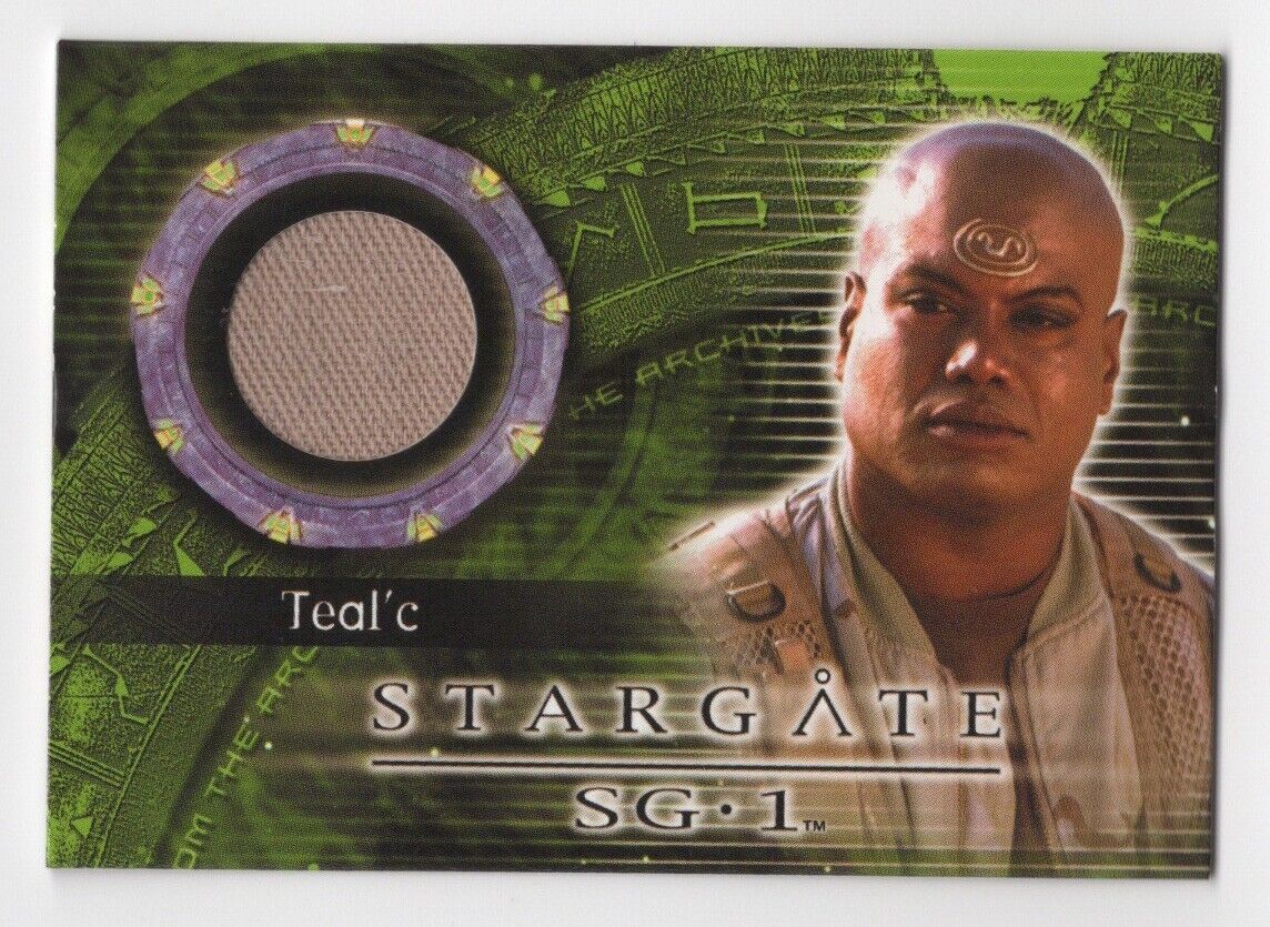 Teal'c/Christopher Judge Stargate SG1 Season 7 Costume Wardrobe Card C27