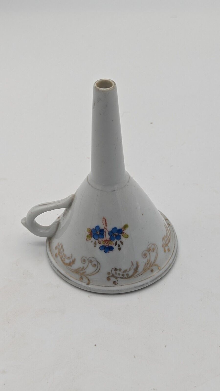 ANTIQUE PORCELAIN Apothecary FUNNEL - RARE HTF Great Condition 