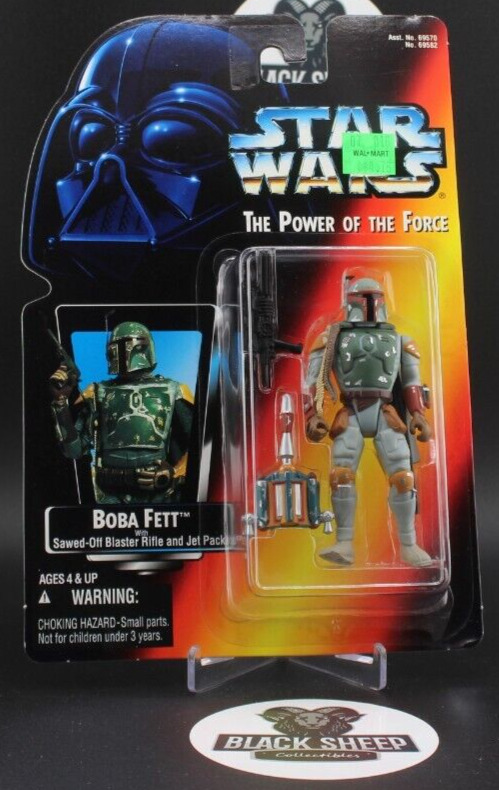 Disney Star Wars The Power of the Force Boba Fett Action Figure Kenner 1995 NIP