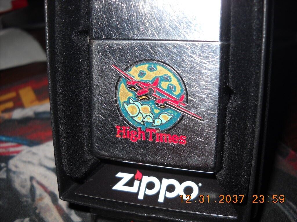 1998 HIGH TIMES Zippo lighter Very Rare