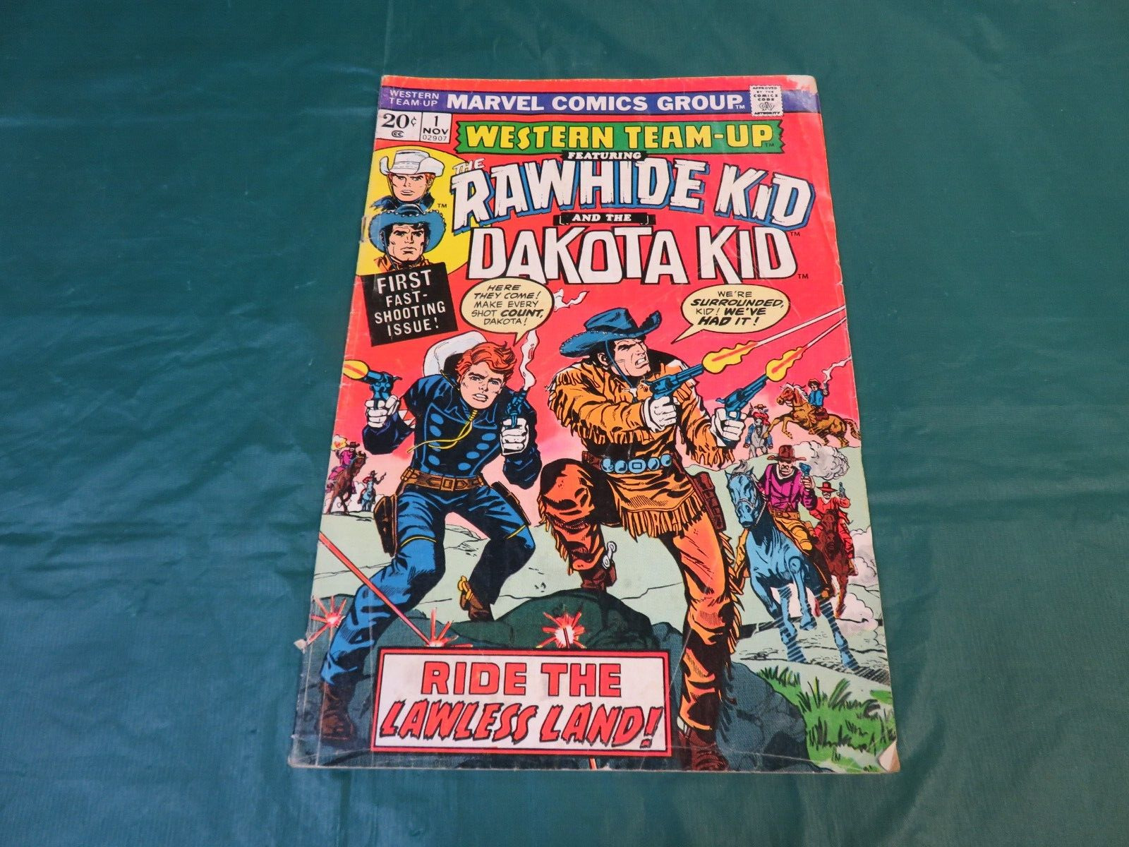 Marvel Comics: Western Team-Up #1: The Ridehide Kid & The Dakota Kid (Nov-1973)