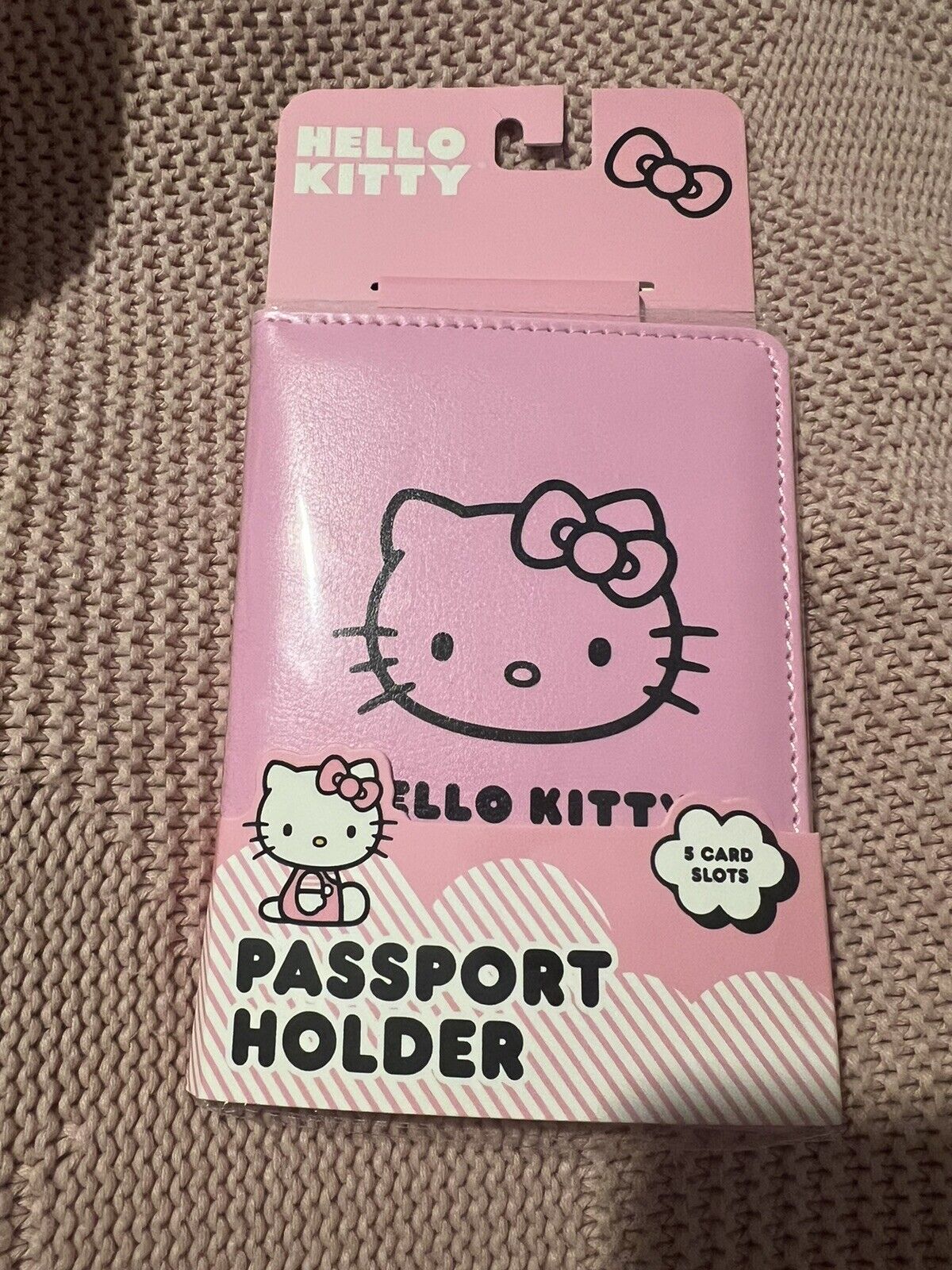 Sanrio Hello Kitty Passport Holder - Cute Travel Wallet for Hello Kitty Fans