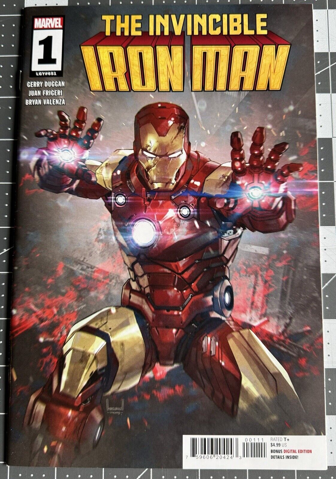 The Invincible Iron Man #1 Marvel Comics 2023 First Printing Cover A Variant