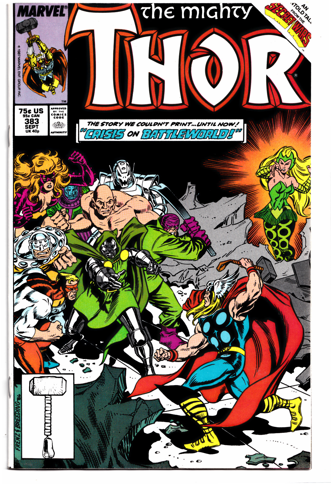 Thor #383 1987 Marvel Comics