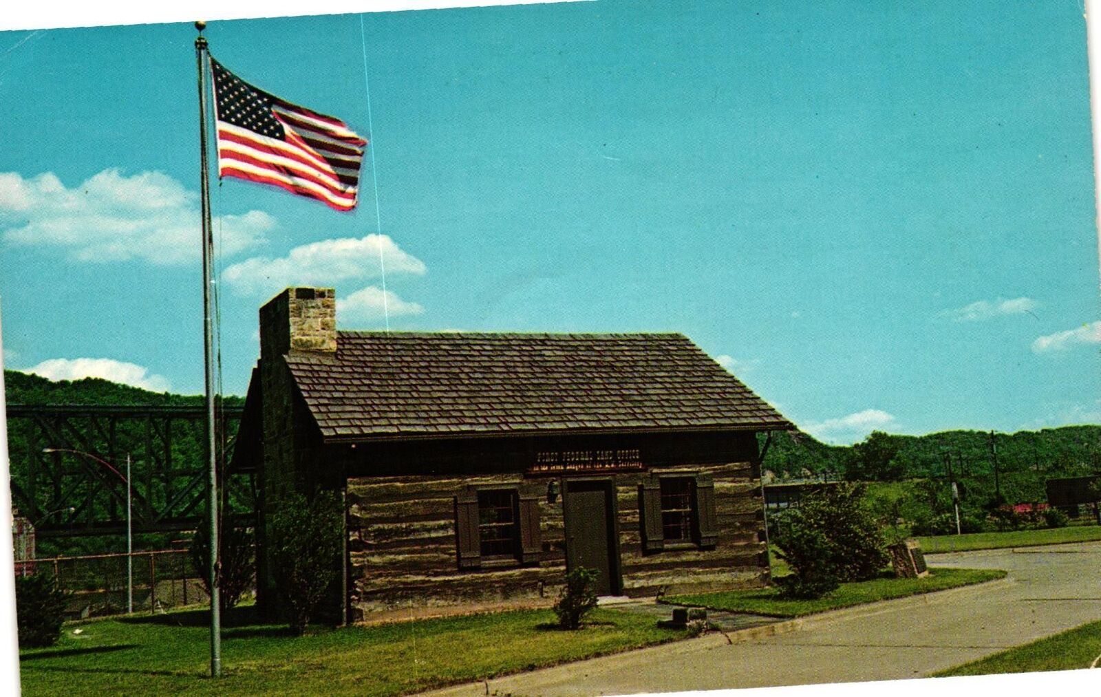 Vintage Postcard- First Federal Land Office, Steubenville, OH.