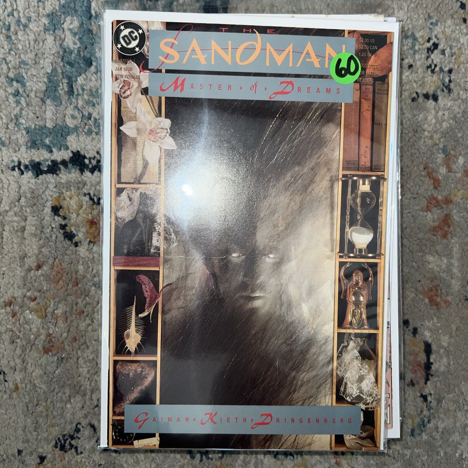 DC Vertigo Sandman Comic Book Number 1 by Neil Gaiman (1989)