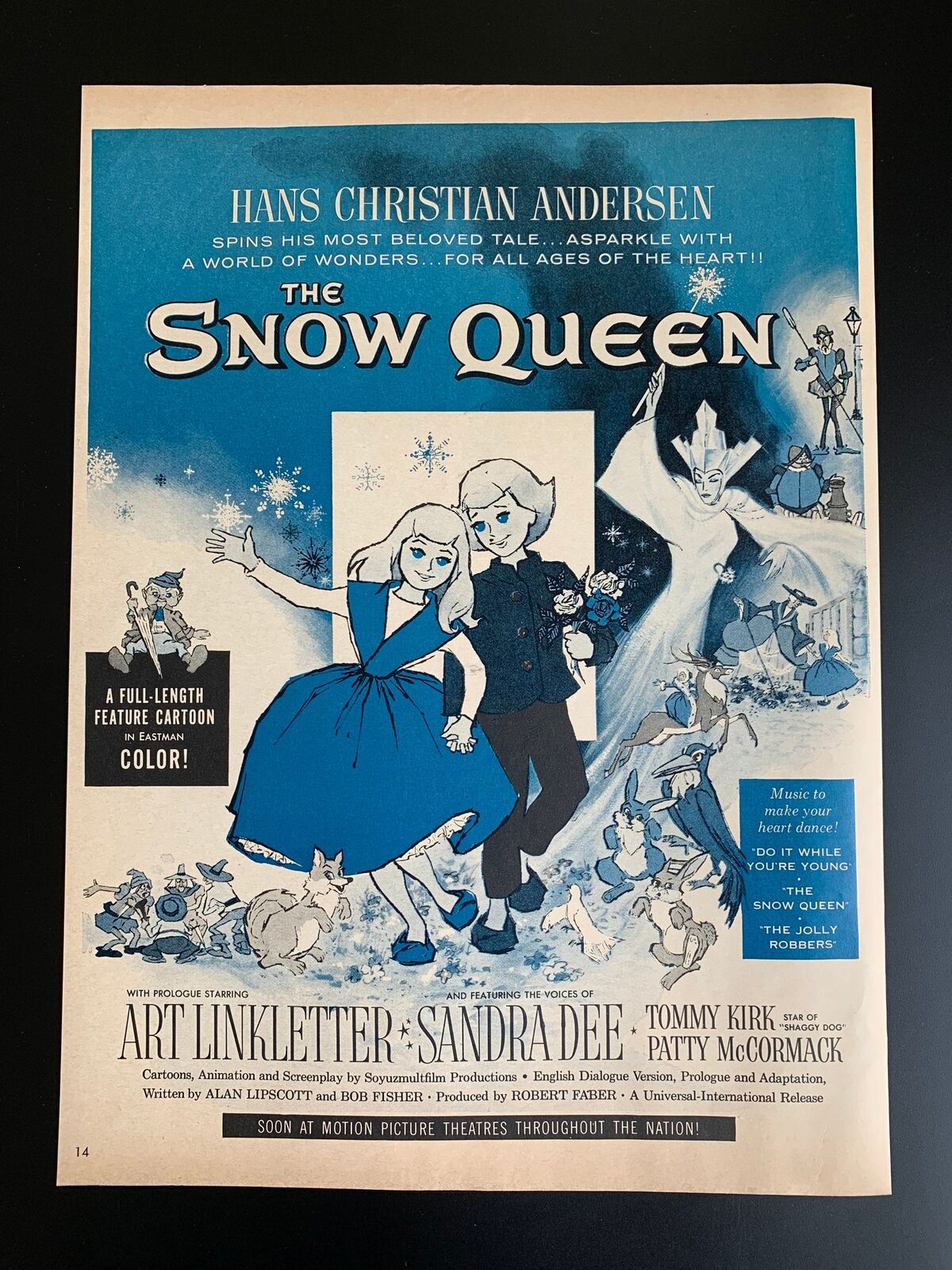 Vintage 1960 “The Snow Queen” Film, Hans Christian Andersen