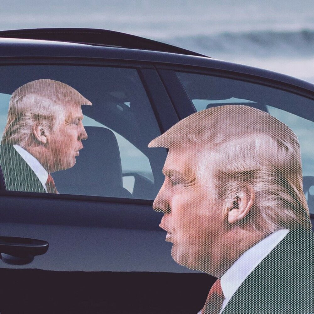 2024 President Donald Trump Car Sticker April Fool Passenger Right Side Window