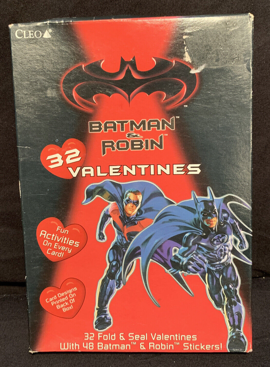 Vintage Sealed Valentines 1997 Batman & Robin