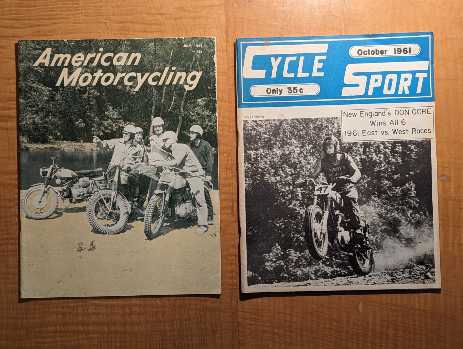 Two 1961 & 1963 Vintage Motorcycle Magazines $12