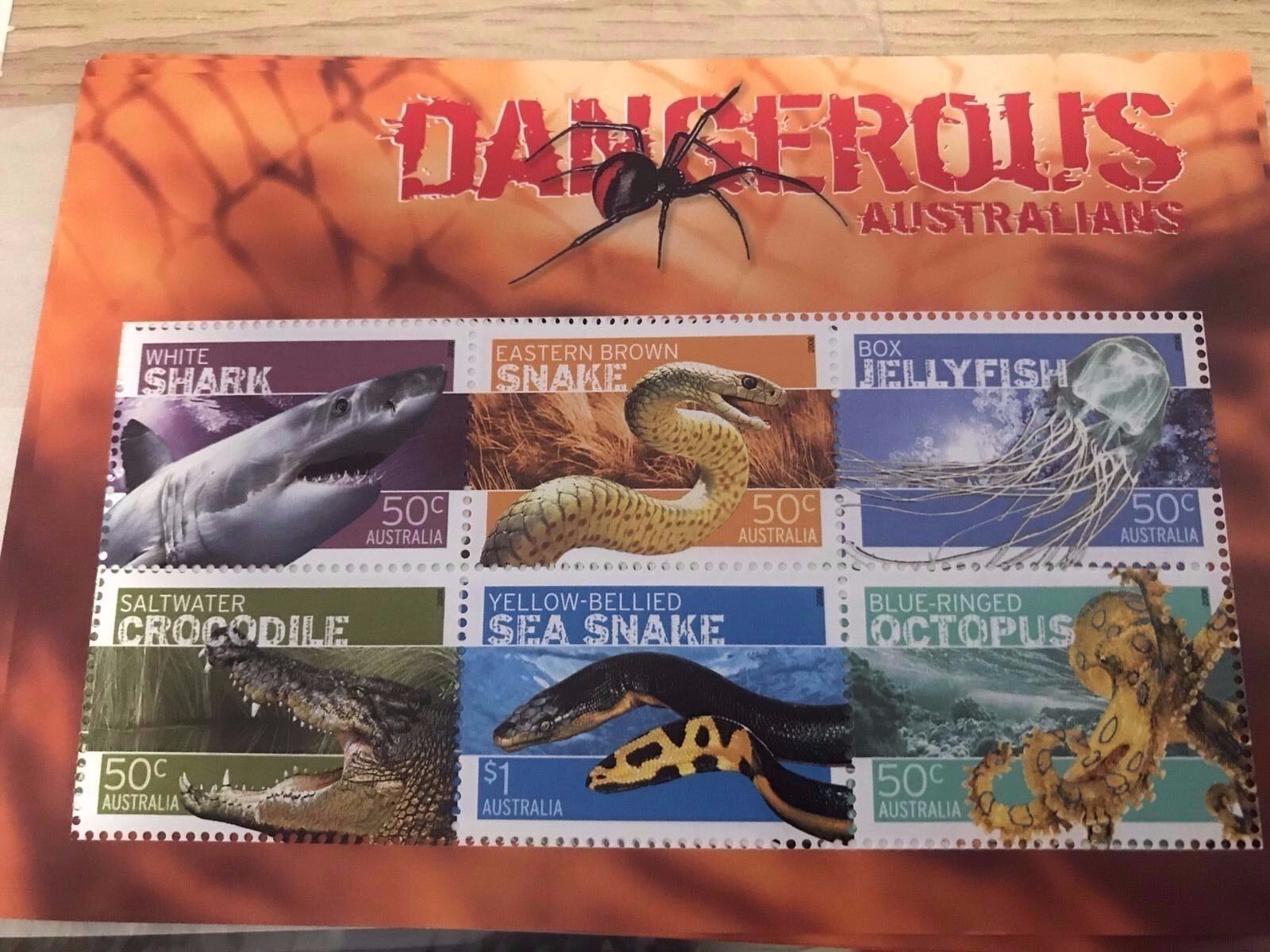 Australia Stamps 2006 Dangerous Australians MUH Stamps Set