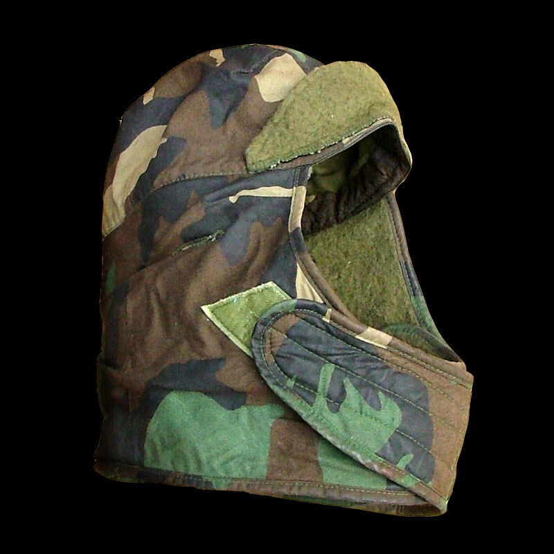 BDU Pile Cap Combat Helmet Extreme Cold Weather Woodland Liner Pile Cap 7 3/4