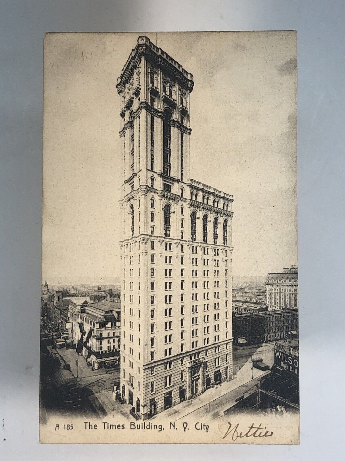 The Times Building NY City Postcard 1907