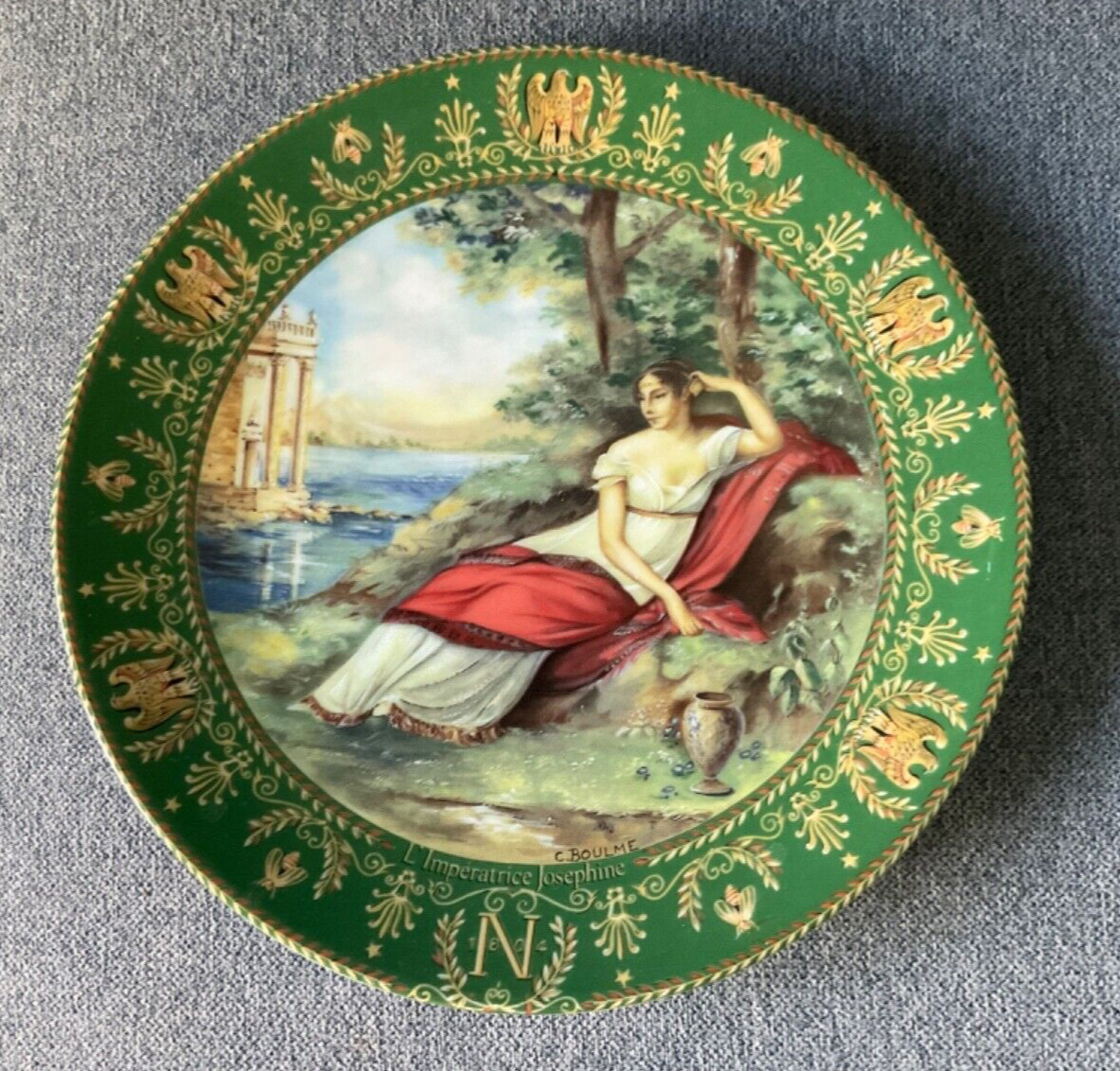 Vtg Limoges Josephine et Napoleon L Imperatrice Josephine Collectors Plate