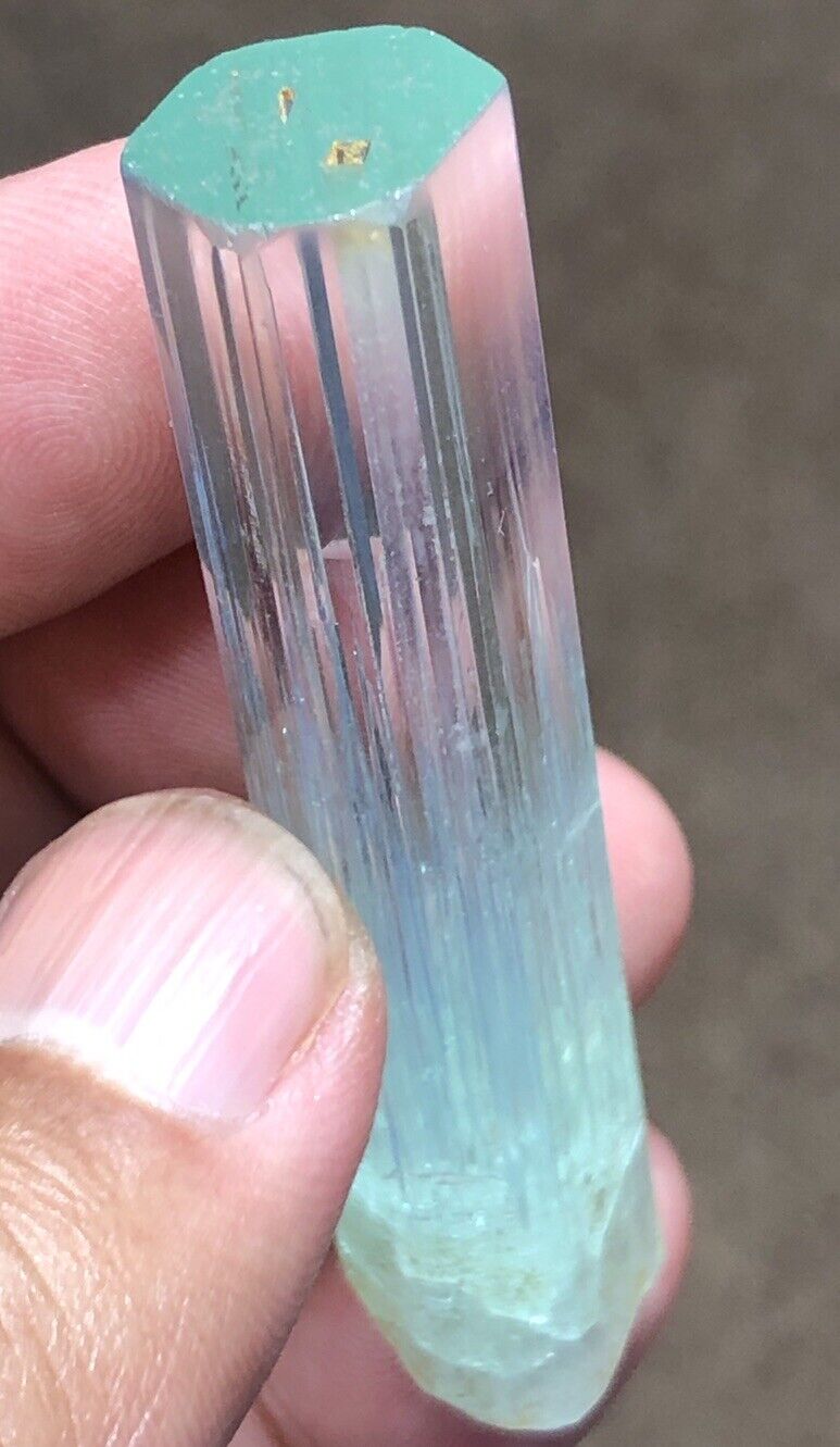 24-Gram Aquamarine Natural Beautiful Dt Crystal From Skardu Pakistan