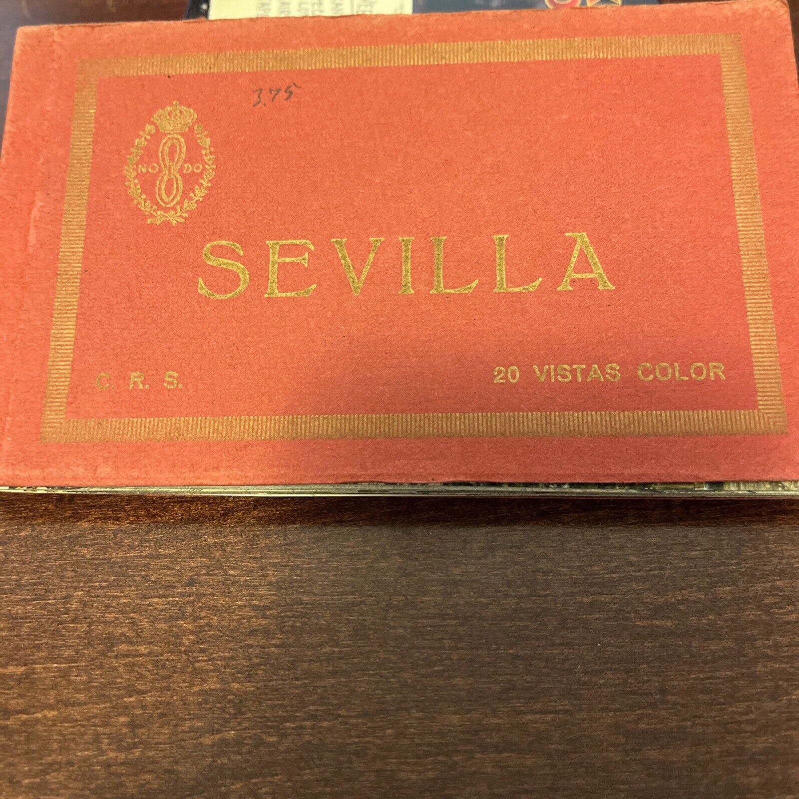 Vintage Sevilla Spain Postcard Book Of Twenty 