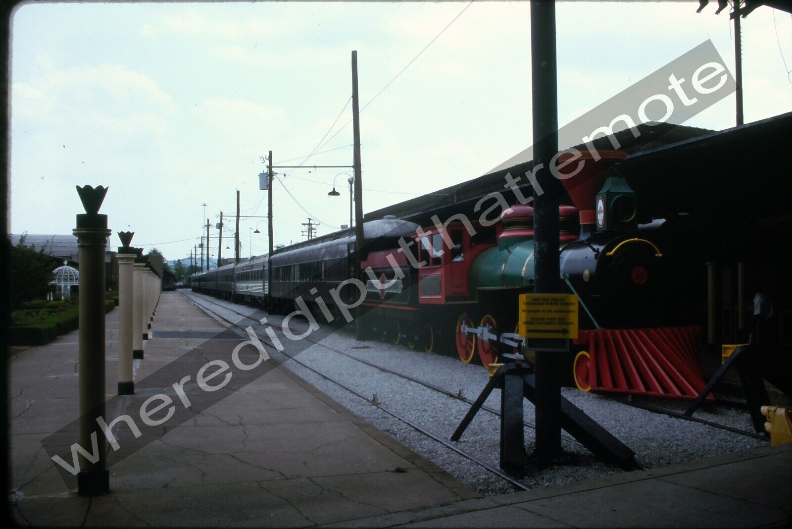 Original Slide Tennessee Valley Railroad TVRM Old Depot Chattenooga TENN 6-93
