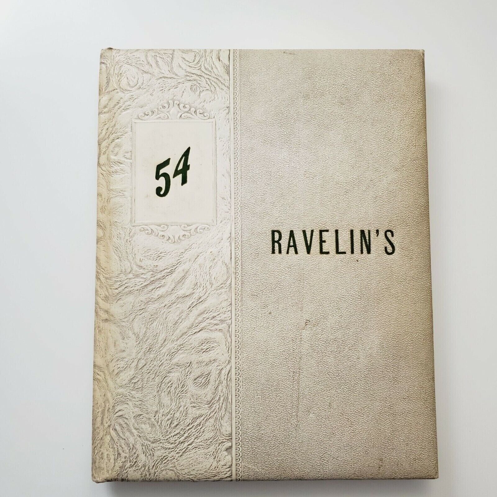 Antique 1954 Oxford High School Ravelins Yearbook Oxford, Massachusetts GUC